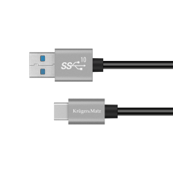 Krüger&Matz Kabel Usb - Usb Typu C 10 Gbps 0,5 M Kruger&Matz Basic [[
