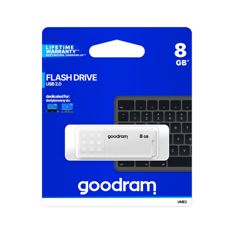 Goodram Pendrive Goodram Usb 2.0 8Gb Biały [[