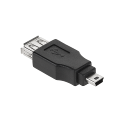 Złącze Wtyk Mini Usb 5P/Gniazdo Usb Typ A [[