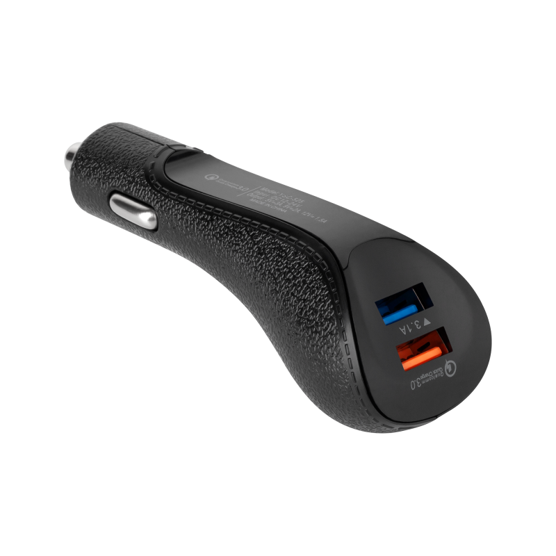 Rebel Ładowarka Samochodowa Rebel 2Xusb 5100Ma 15W Z Funkcją Quick Charge 3.0 [[