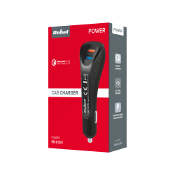 Rebel Ładowarka Samochodowa Rebel 2Xusb 5100Ma 15W Z Funkcją Quick Charge 3.0 [[