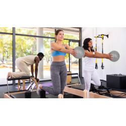 Rebel Mini Piłka Gimnastyczna Do Pilates Rehabilitacyjna 25Cm, Kolor Szary , Rebel Active [[