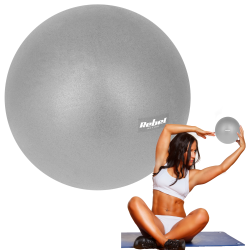 Rebel Mini Piłka Gimnastyczna Do Pilates Rehabilitacyjna 25Cm, Kolor Szary , Rebel Active [[