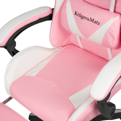 Krüger&Matz Fotel Gamingowy Kruger&Matz Gx-150 Biało-Różowy [[