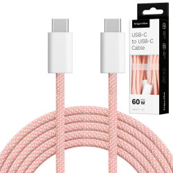 Krüger&Matz Kabel Usb Typu C - Usb Typu C 60 W 1,5 M Różowy Kruger&Matz Basic [[