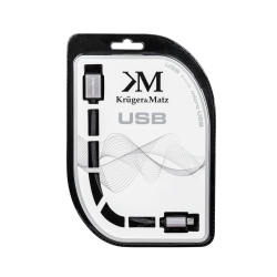 Krüger&Matz Kabel Usb - Micro Usb Gniazdo-Wtyk 1.0M Kruger&Matz [[