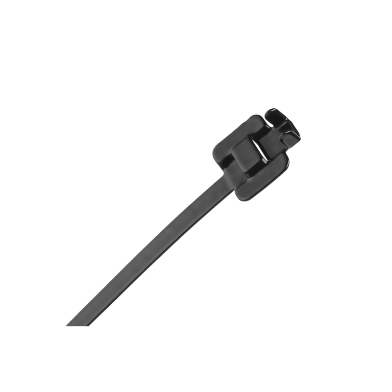 Opaska Zaciskowa Stalowa Z Powłoką Nylonową  23Cm. X 6.3Mm [[