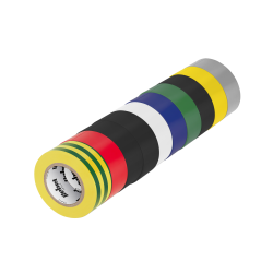 Rebel Komplet Taśm Izolacyjnych Klejących Rebel (10 Szt. - 0,13 Mm X 19 Mm X 10 Yd) Mix Kolorów [[