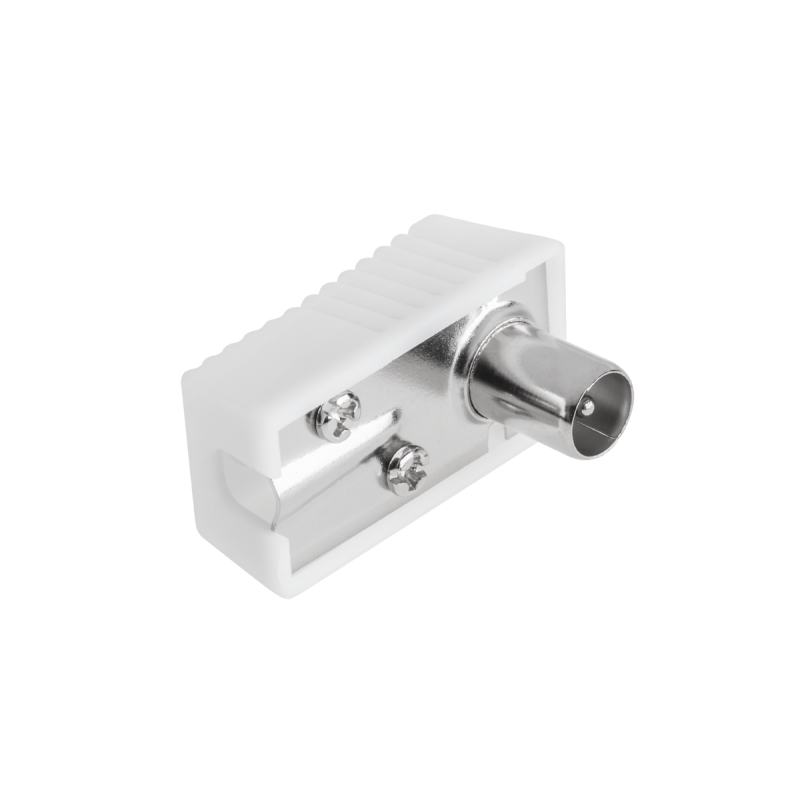 Cabletech Wtyk Anten Tv Kątowy Duży Cabletech [[