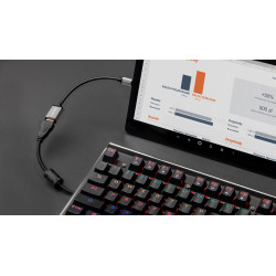 Krüger&Matz Adapter Gniazdo Usb 3.0 A - Wtyk Usb Typu C Otg Kruger&Matz Basic [[