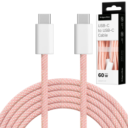 Krüger&Matz Kabel Usb Typu C - Usb Typu C 60 W 1 M Różowy Kruger&Matz Basic [[