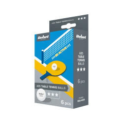 Rebel Zestaw Piłeczek Do Tenisa Stołowego * * * , Materiał Abs, 6 Szt, Rebel Active [[