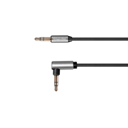 Krüger&Matz Kabel Jack 3.5 Kątowy - Jack 3.5 Prosty Sprężynka Kruger&Matz Basic [[