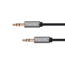 Krüger&Matz Kabel Jack 3.5 Wtyk Stereo - 3.5 Wtyk Stereo 3M Kruger&Matz Basic [[