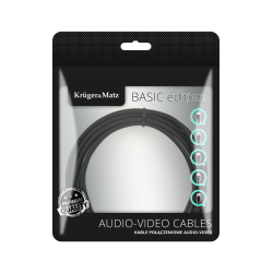Krüger&Matz Kabel Jack 3.5 Wtyk Stereo - 3.5 Wtyk Stereo 3M Kruger&Matz Basic [[