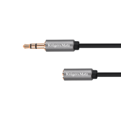 Krüger&Matz Kabel Jack 3.5 Wtyk Stereo - 3.5 Gniazdo Stereo 1.8M Kruger&Matz Basic [[