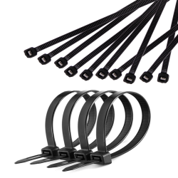 Cabletech Opaska Zaciskowa 9,0 Mm/75 Cm Czarna Cabletech 10Szt. [[