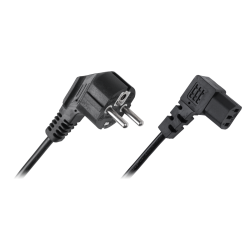 Kabel Zasilający Sieciowy Do Komputera Kątowy [[