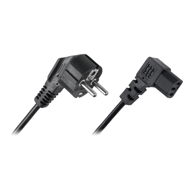 Kabel Zasilający Sieciowy Do Komputera Kątowy [[