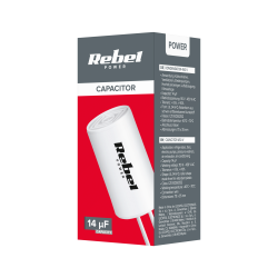 Rebel Kondensator 14Uf 450V Do Silników Jednofazowych [[