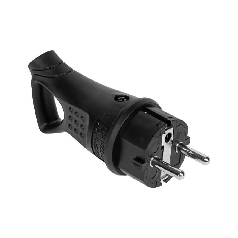 Elgotech Wtyczka Gumowa Z Uchwytem I Uziemieniem Ip44 Wt-30Gu [[