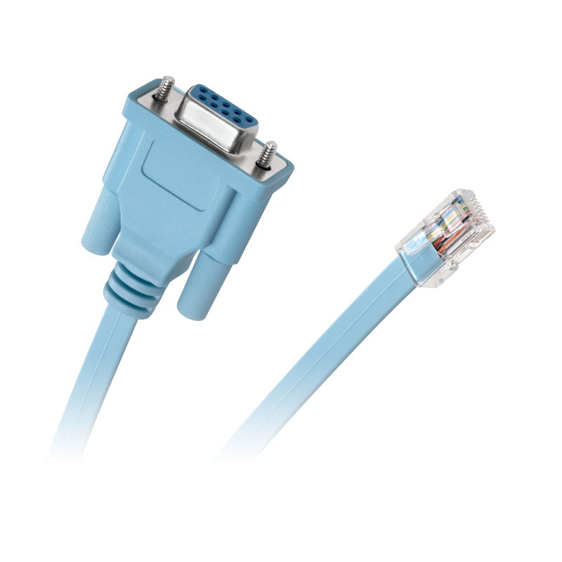 Kabel Gniazdo Rs232 - Wtyk  Rj45 [[