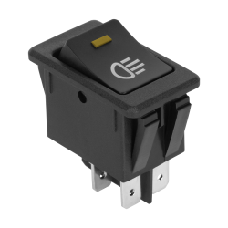 Złącze Przełącznik 12V Włącznik Świateł Z Żółtą Diodą [[