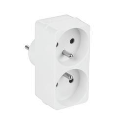 Rebel Rozgałęziacz Sieciowy Rebel 1 Wtyk / 2 Gniazda [[