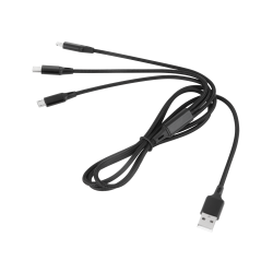 Rebel Kabel Usb 3W1 Microusb, Usb Typu C, Lightning 100 Cm [[