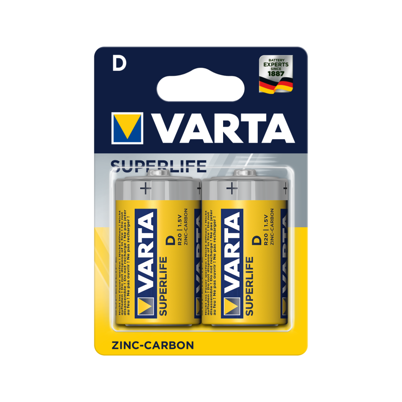 Varta Bateria Varta R20 Superlife 2Szt./Bl. [[