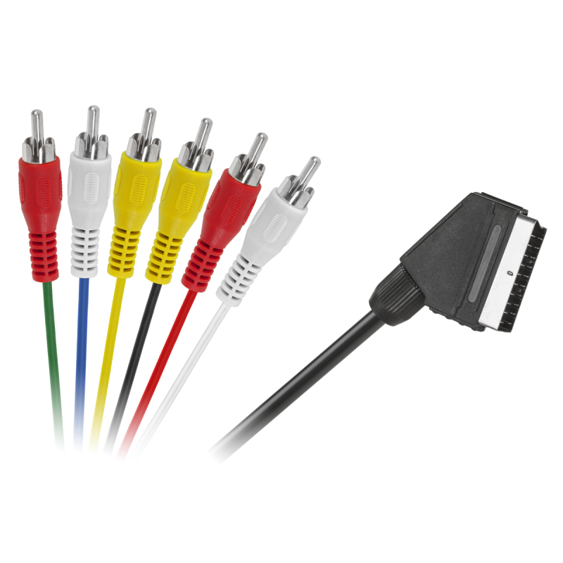 Cabletech Kabel Euro - 6 X Rca 1,2M [[