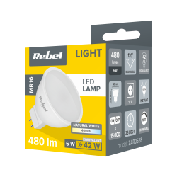 Rebel Lampa Led Rebel 6W, Mr16, 4000K, 12V [[