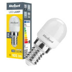 Rebel Lampa Led Do Lodówki  Rebel 2W E14  , 6500K,230V [[