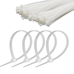 Cabletech Opaska Zaciskowa 3,6 Mm/20 Cm Biała Cabletech 100Szt. [[