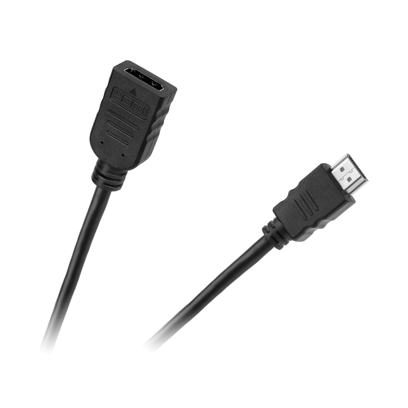 Kabel Połączeniowy Hdmi Wtyk - Hdmi Gniazdo 0.5M [[
