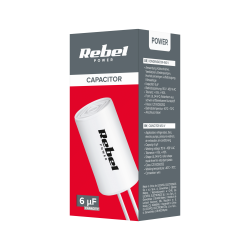Rebel Kondensator 6Uf 450V Do Silników Jednofazowych [[