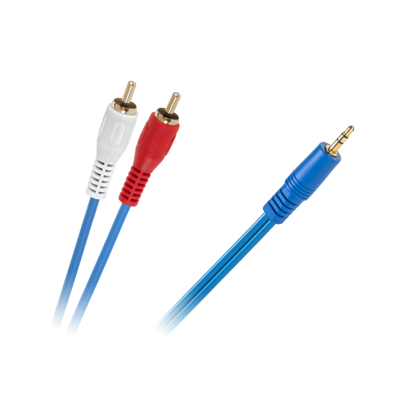 Kabel Jack 3,5-2 X Rca Nieb.4Mm 5M [[