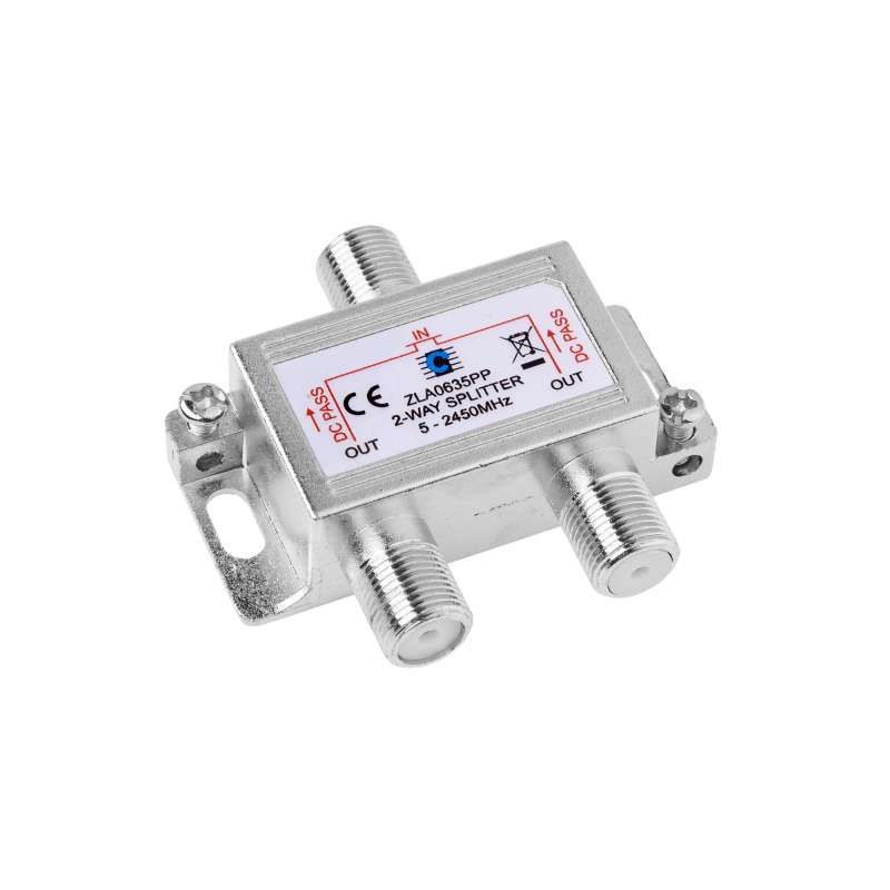 Cabletech Splitter 2Way 5-2450Mhz Power Pass [[