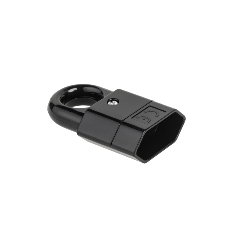 Elgotech Gniazdo Płaskie Z Uchwytem Czarne Gp2C-2 [[