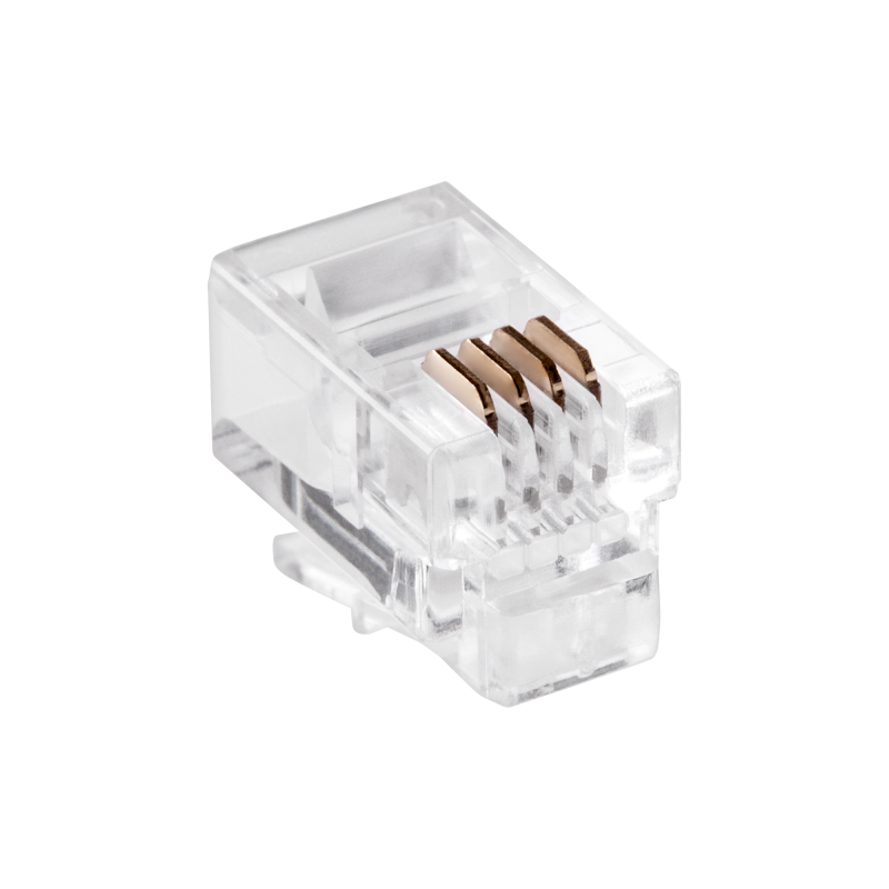 Wtyk Telefon. 4P 4C [[