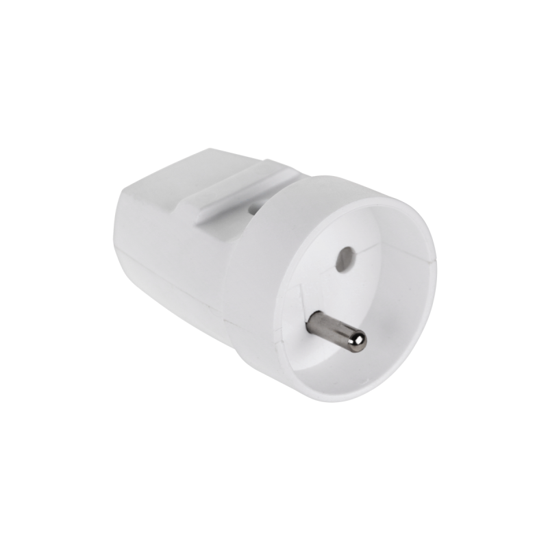 Elgotech Gniazdo Z Uziemieniem Białe G-10 [[