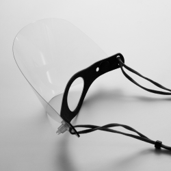 Mini Przyłbica / Półprzyłbica Na Nos I Usta [[