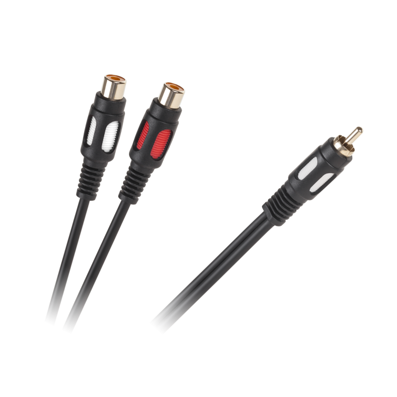 Kabel 1Rca-2 Gniazda Rca  25Cm [[