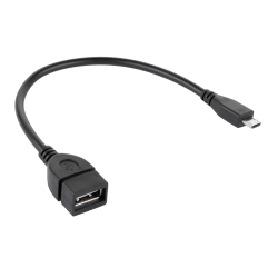 Cabletech Kabel Usb Gniazdo A - Wtyk Micro Usb 15Cm Otg [[
