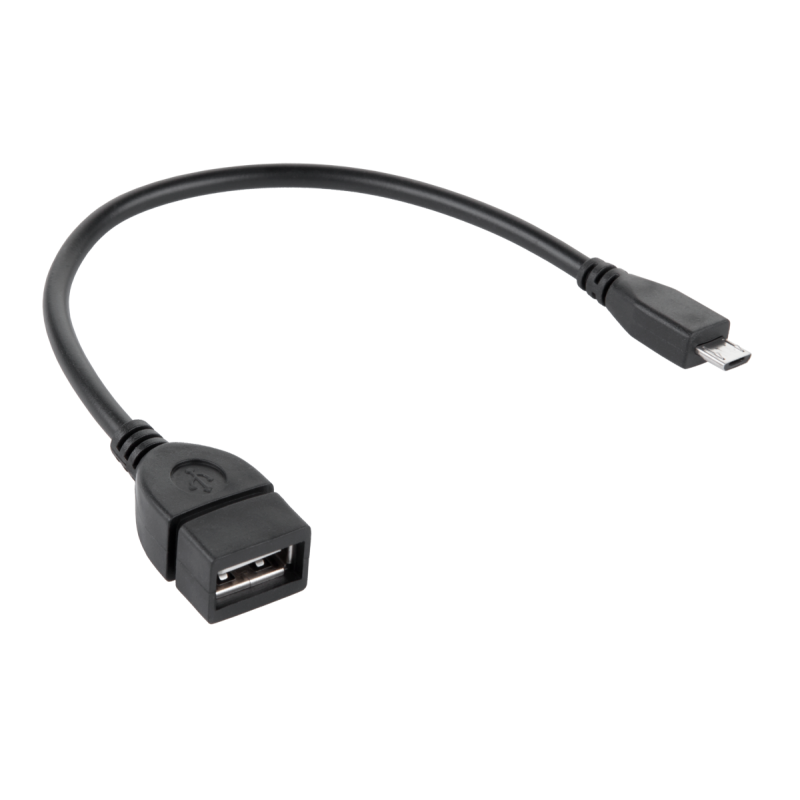 Cabletech Kabel Usb Gniazdo A - Wtyk Micro Usb 15Cm Otg [[