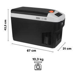 Teesa Profesjonalna Lodówka Turystyczna Teesa Z Funkcją Mrożenia 25L Dc12/24V Ac 230V [[