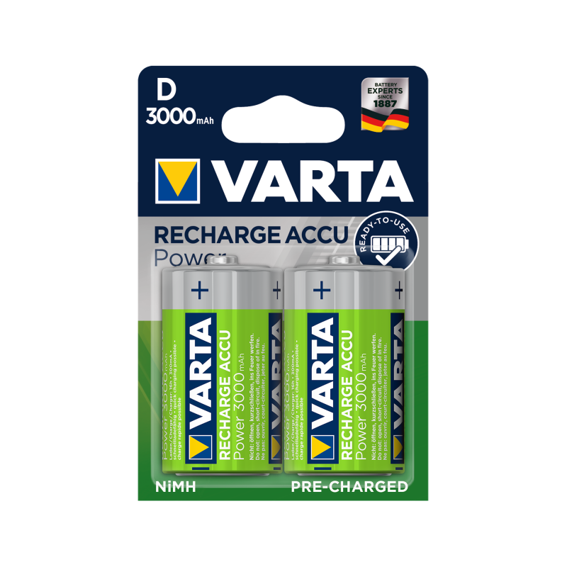 Varta Akumulator Varta R20 Nimh 3000Mah 2Szt./Blist. [[