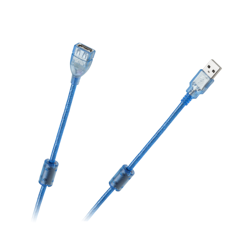 Kabel Usb 2.0  Az -Am Przedłużacz 5M Ekran+Filtr [[