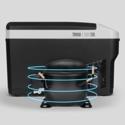 Teesa Profesjonalna Lodówka Turystyczna Kompresorowa Teesa Z Funkcją Mrożenia 25L Dc12/24V Ac 230V [[