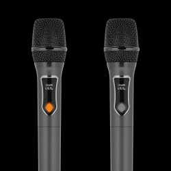 Krüger&Matz Aktywna Kolumna Głośnikowa (Z 2 Mikrofonami Bezprzewodowymi Uhf, Sd, Bluetooth, Fm, Usb, Led) 60 Watt [[